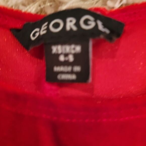 5 for $40 sale𝅺 Red velvet dress size Xs - Picture 3 of 6